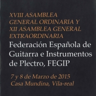 
		  XVIII ASAMBLEA GENERAL DE LA FEGIP - VILLARREAL (CASTELLN)